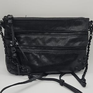Elliott Lucca Black Crossbody Bag with Chain Strap
